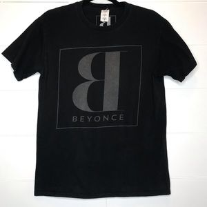 Beyoncé Black Short Sleeve Tee Music Band Concert